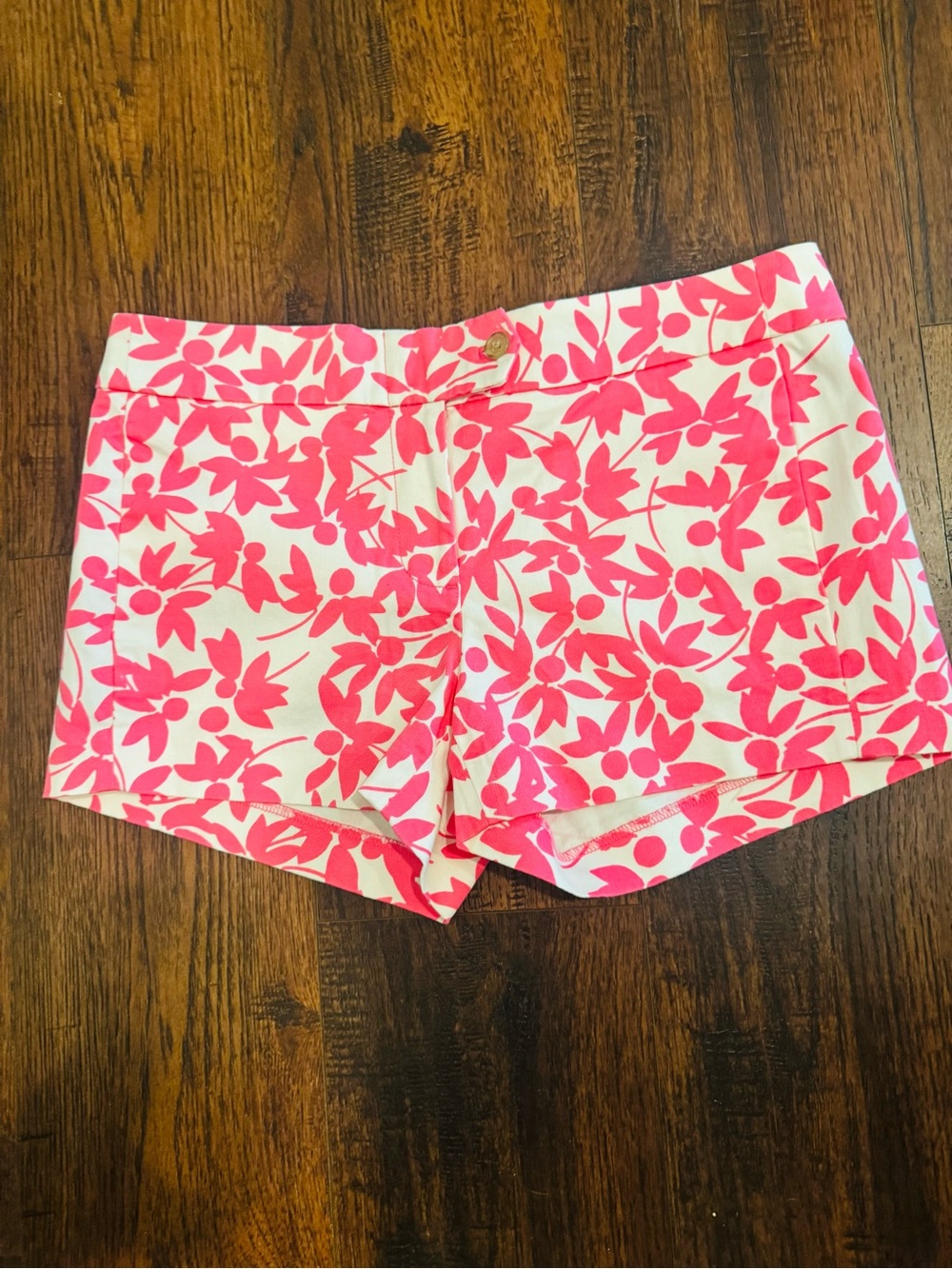 Jcrew Bright Pink Floral Print Women's Shorts